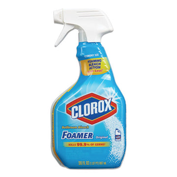 Clorox® Bleach Foamer Bathroom Spray, Original, 30 Oz Spray Bottle, 9-carton freeshipping - TVN Wholesale